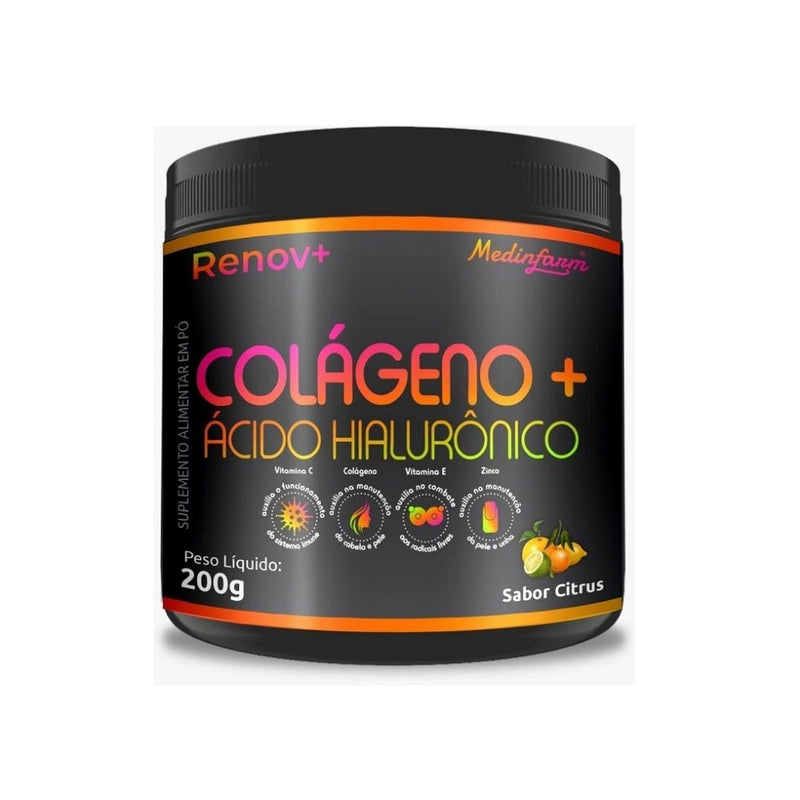 Colágeno + Ácido Hialurônico (200g) - Sabor: Citrus