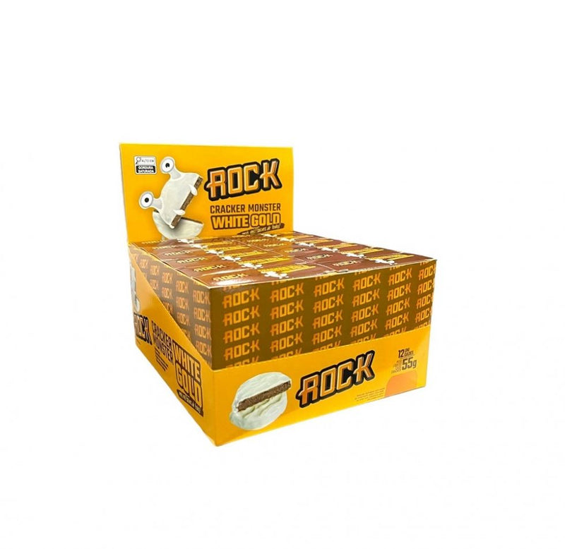 Cracker Monster (Caixa 12 unid de 55g) - Sabor: White Gold
