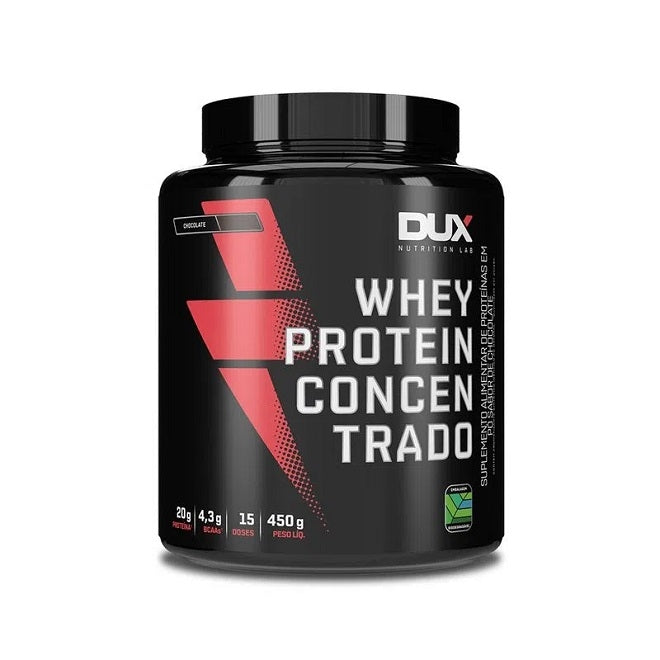 Whey Protein Concentrado Pote (450g) - Sabor: Chocolate