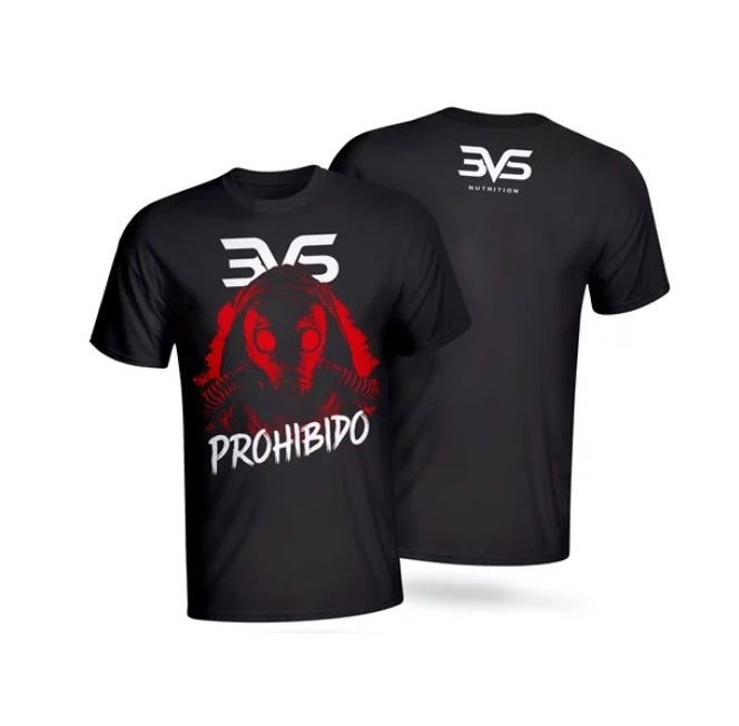 Camiseta Prohibido Preta - Tamanho: G