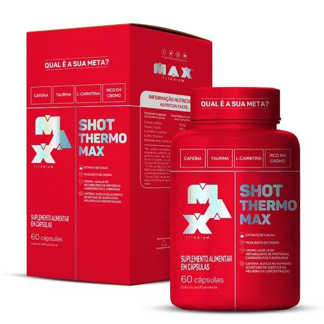 Shot Thermo Max (60 caps) - Padrão: Único