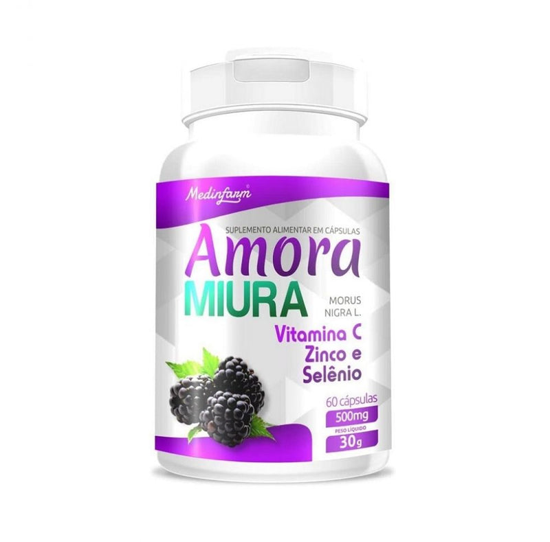 Amora Miura 500mg (60 caps) - Padrão: Único