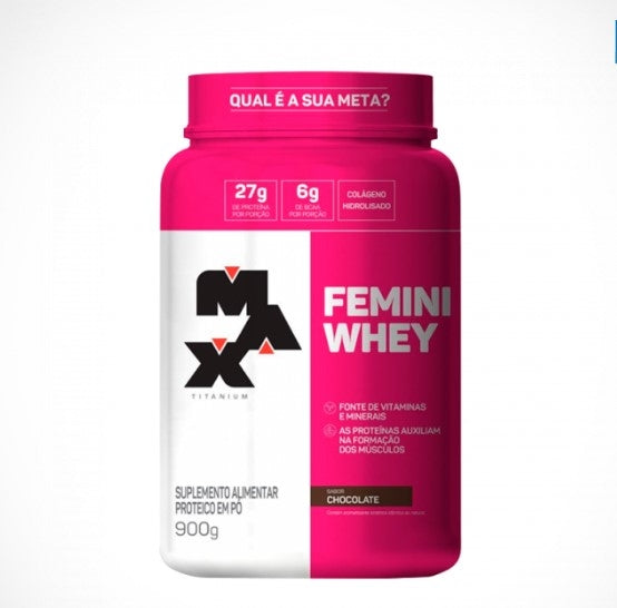 Femini Whey (900g) - Sabor: Chocolate