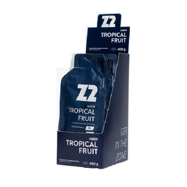 Energy Gel Z2 (Display 10 sachês 40g) - Sabor: Tropical Fruit