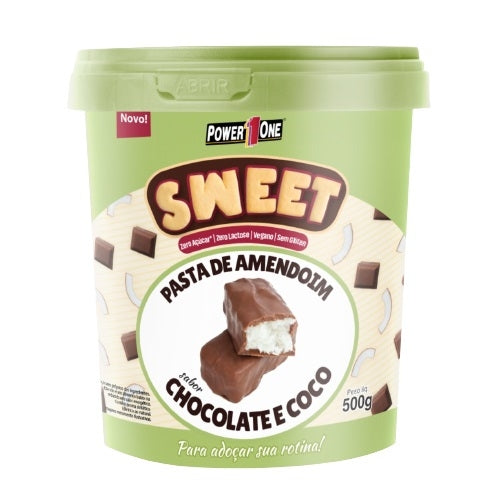 Pasta de Amendoim Sweet (500g) - Sabor: Chocolate e Coco