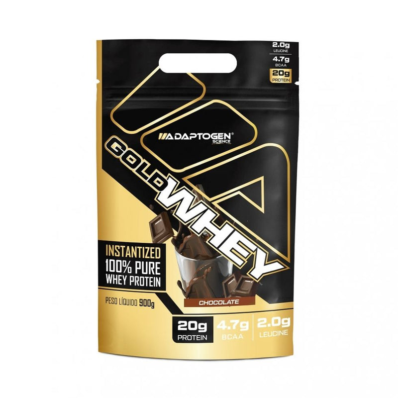 Gold Whey (900g) - Sabor: Chocolate
