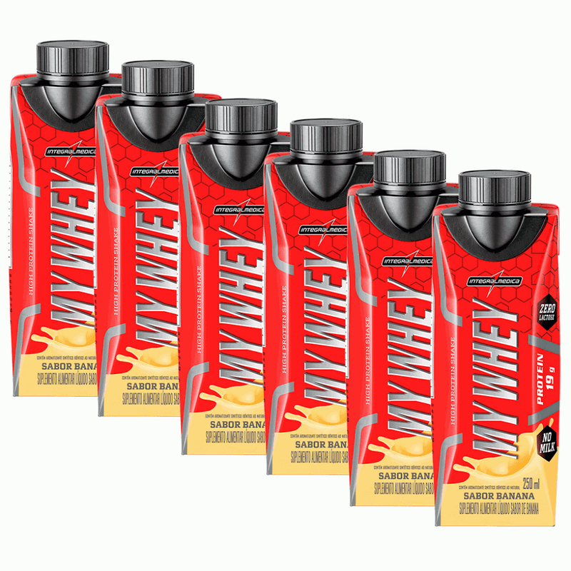 My Whey Fardo (6 unid 250ml) - Sabor: Banana