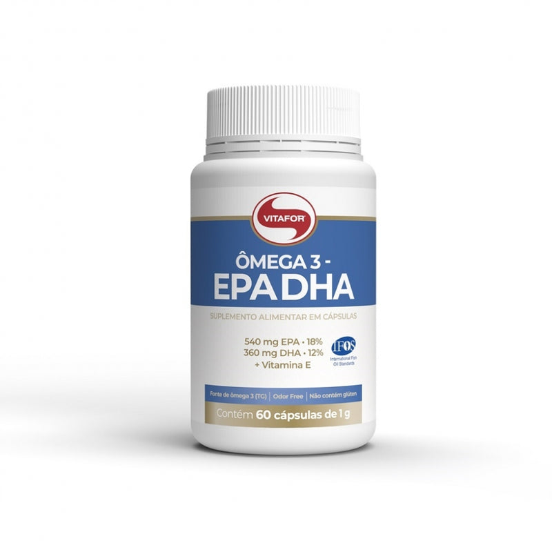 Ômega 3 EPA DHA 1g (60 Caps) - Padrão: Único