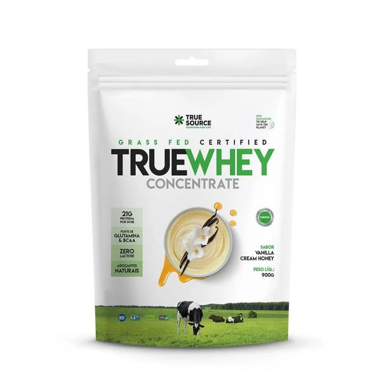 True Whey Concentrate (900g) - Sabor: Vanilla Cream Honey