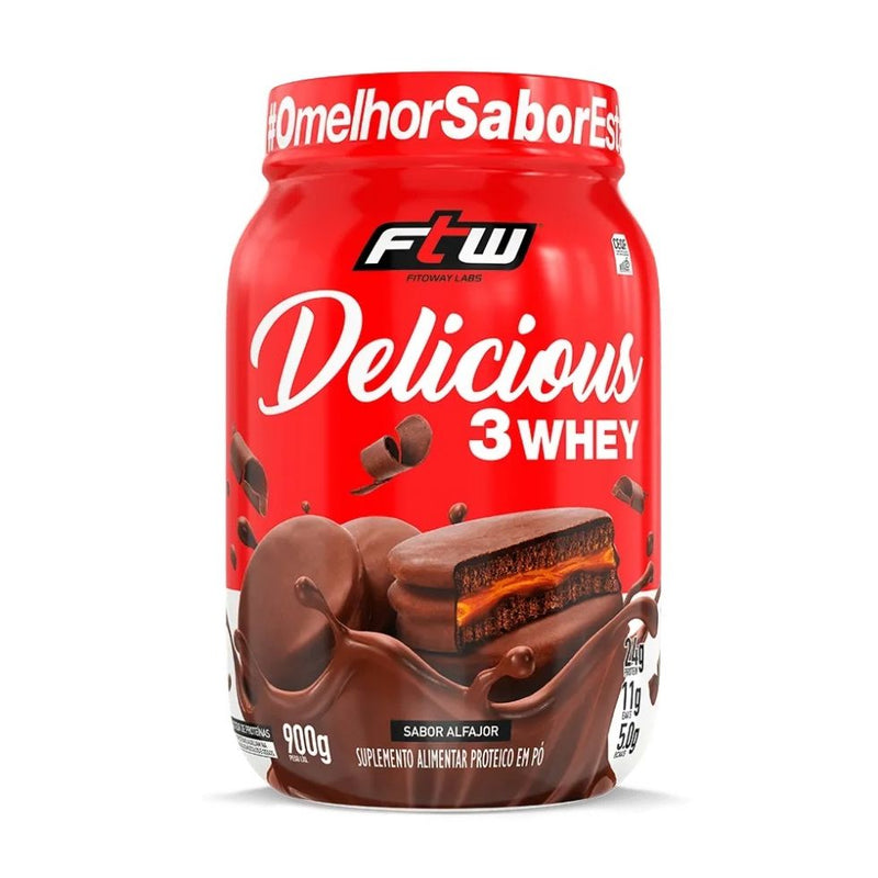 Delicious 3Whey (900g) - Sabor: Alfajor