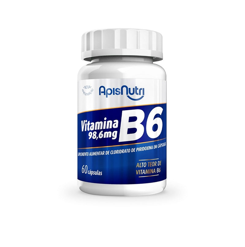 Vitamina B6 - 280mg (60 caps) - Padrão: Único