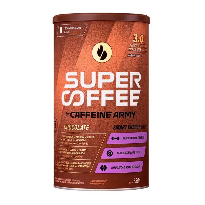 SuperCoffee 3.0 (380g) - Sabor: Chocolate