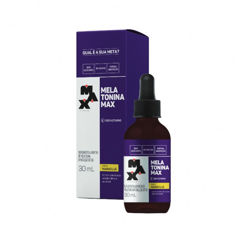 Melatonina Max (30ml) - Sabor: Maracujá