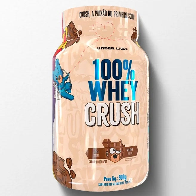 100% Whey Crush (900g) - Sabor: ChocoBear