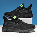 Tênis leve e respirável masculino, calçados esportivos casuais, sapatilhas antiderrapantes, corrida ao ar livre, caminhada, tênis, atlético, corrida