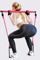 Exercício pilates vara multi funcional fitness vara yoga equipamentos de pilates casa elasticidade exercício treinamento hip puxando corda