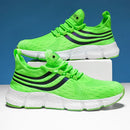 Tênis leve e respirável masculino, calçados esportivos casuais, sapatilhas antiderrapantes, corrida ao ar livre, caminhada, tênis, atlético, corrida