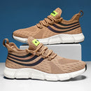 Tênis leve e respirável masculino, calçados esportivos casuais, sapatilhas antiderrapantes, corrida ao ar livre, caminhada, tênis, atlético, corrida