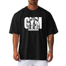 Oversized solto masculino casual esporte camiseta ginásio musculação fitness camisa de manga curta verão malha secagem rápida roupas respiráveis