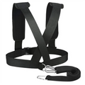 Premium fitness resistência treinamento velocidade agilidade bandas correndo pneu puxar cabo resistência exercício bandas fácil de usar preto