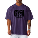Oversized solto masculino casual esporte camiseta ginásio musculação fitness camisa de manga curta verão malha secagem rápida roupas respiráveis