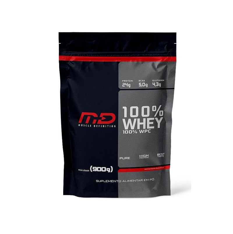 100% Whey Refil (900g) - Sabor: Chocolate Branco