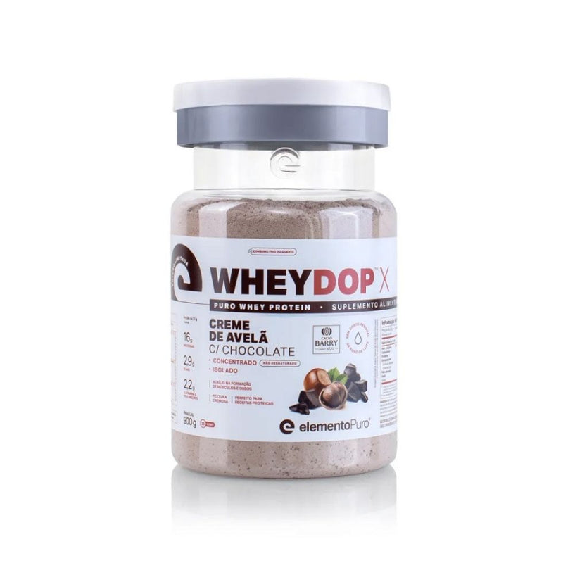 WheyDop-X (900g) - Sabor: Creme de Avelã c/ Chocolate