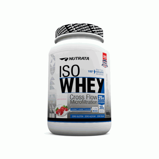 Iso Whey (900g) - Sabor: Morango