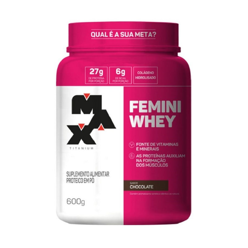 Femini Whey (600g) - Sabor: Chocolate