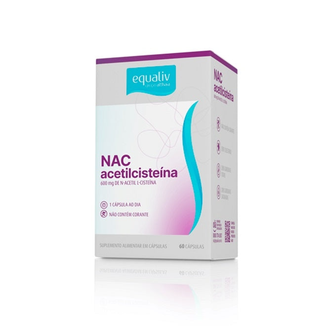 NAC Acetilcisteína 600 mg (60 caps) - Padrão: Único