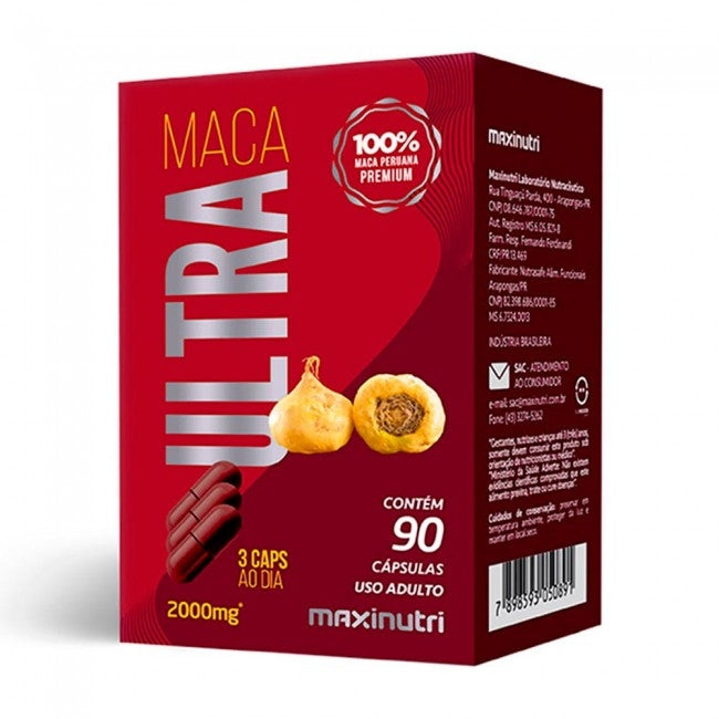 Maca Ultra 2000mg (90 caps) - Padrão: Único