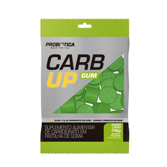 Carb UP GUM (18 gomas - 72g) - Sabor: Limão