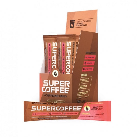 SuperCoffee 3.0 To Go Display (14 sachês de 10g) - Sabor: Chocolate