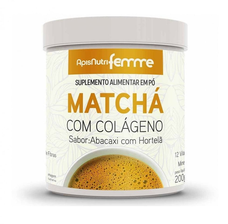 Matchá (200g) - Sabor: Abacaxi com Hortelã