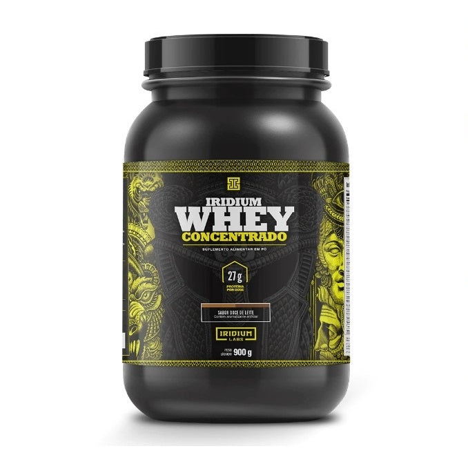 Iridium Whey Concentrado (900g) - Sabor: Doce de Leite