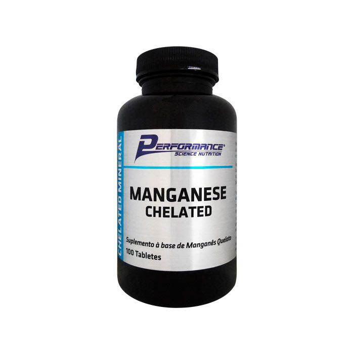 Manganese Chelated (100 Tabs) - Padrão: Único