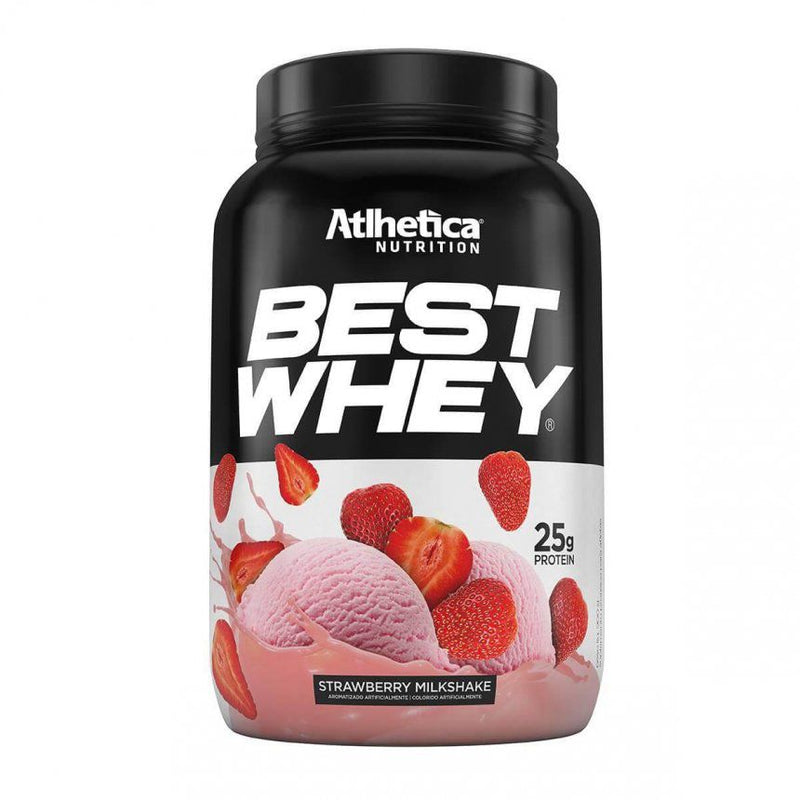 Best Whey (900g) - Sabor: Milkshake de Morango