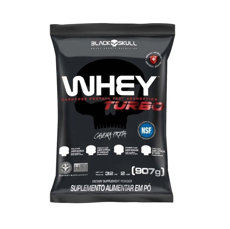 Whey Turbo Refil (907g) - Sabor: Baunilha