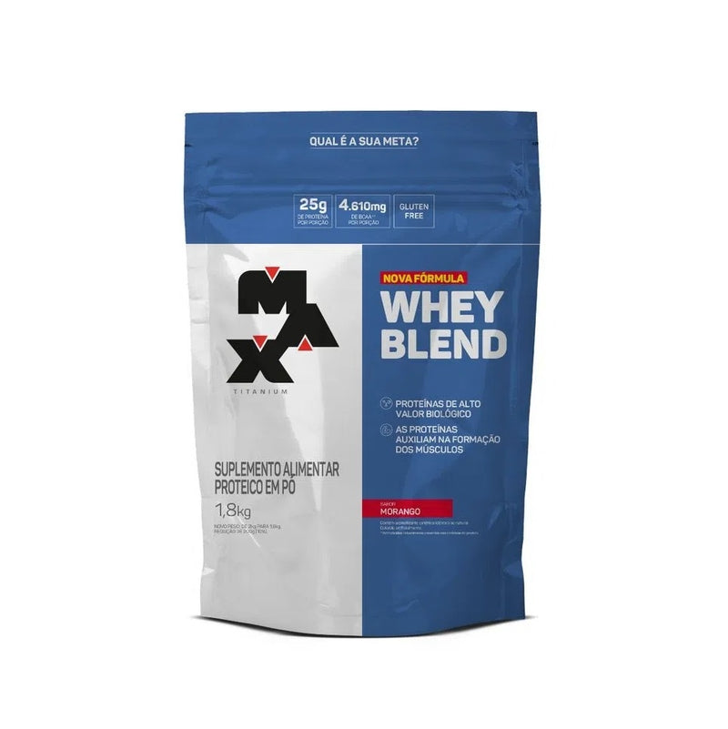 Whey Blend (1,8kg) - Sabor: Morango