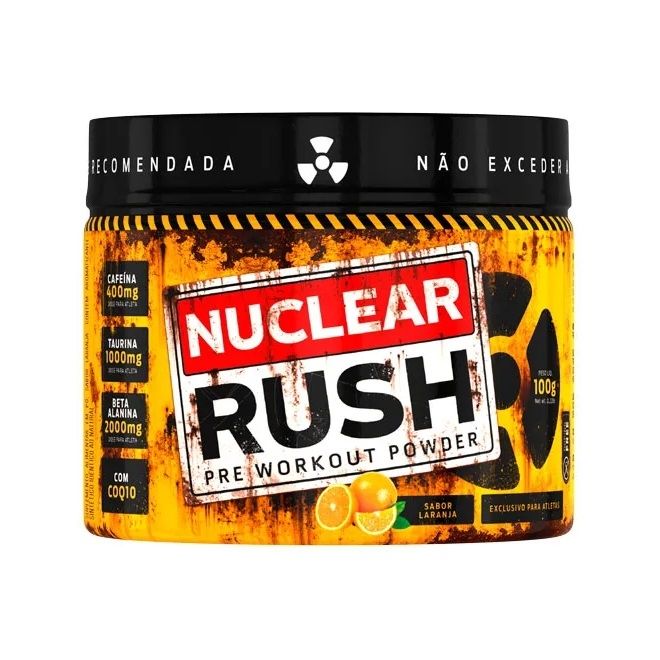 Nuclear Rush Pré-treino (100g) - Sabor: Laranja